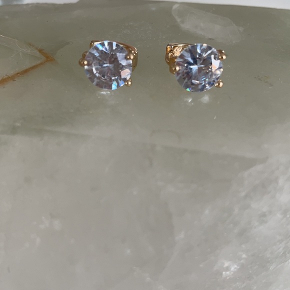 (2/$10) Cubic Zirconia Earrings - Picture 1 of 3